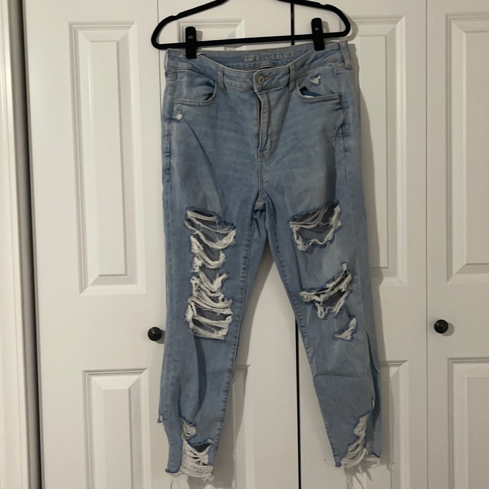 American Eagle Hi Rise Crop Jegging